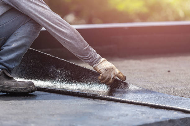 Professional Waterproofing technician working in Union City, PA